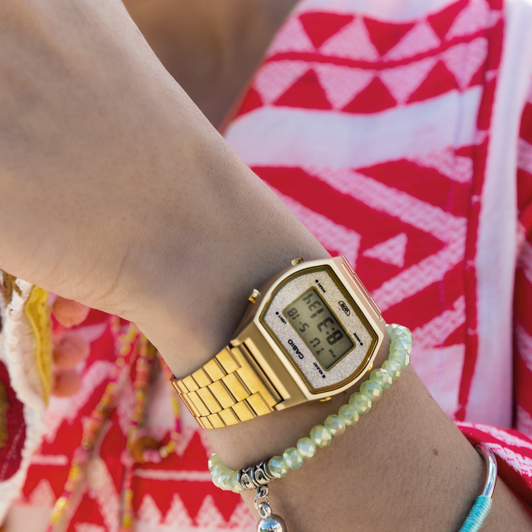 B-640WGG Reloj Casio Vintage Mujer Acero Dorado - Vista 5
