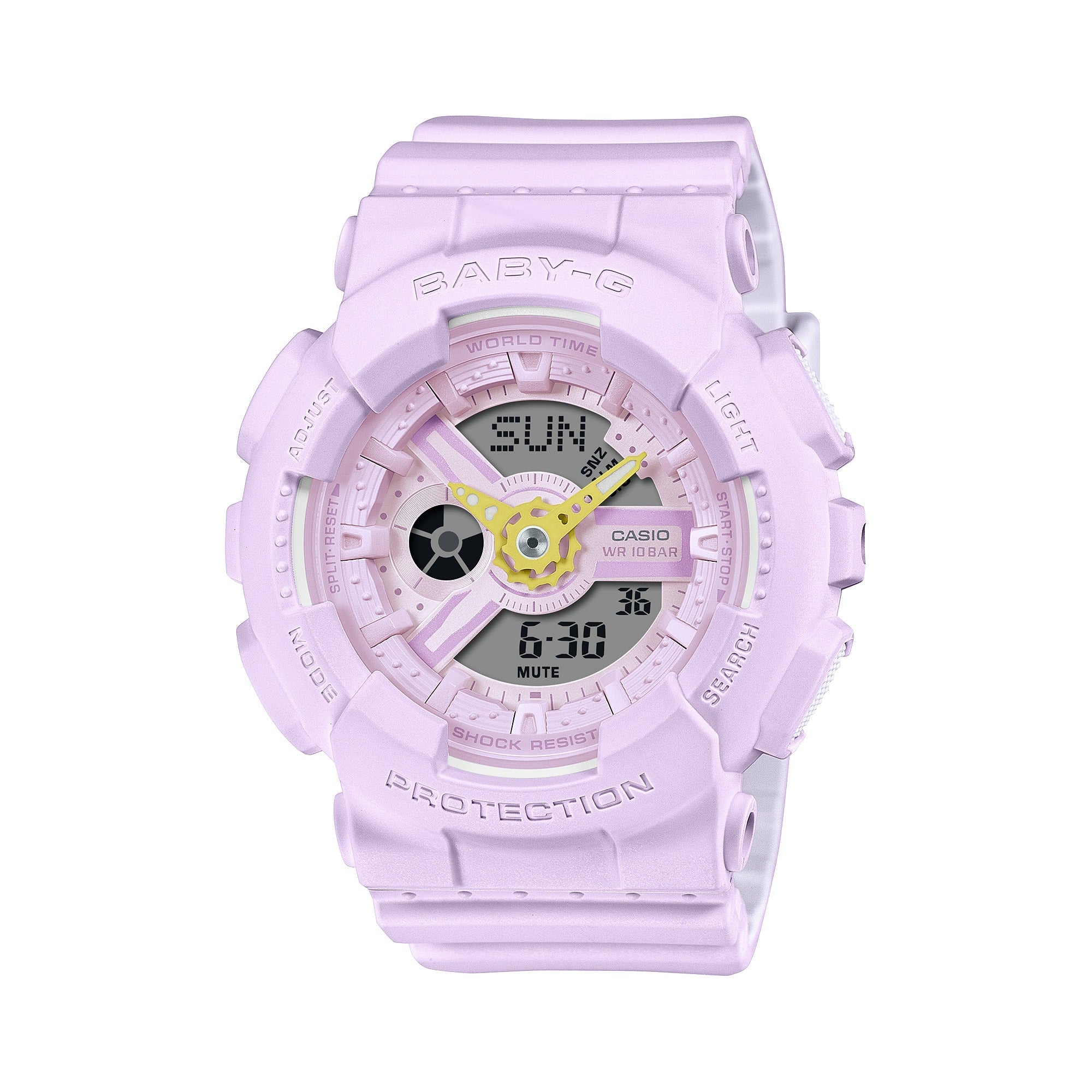 BA-110AH Reloj Baby-G Mujer Resina Lila - Reloj original en Guatemala