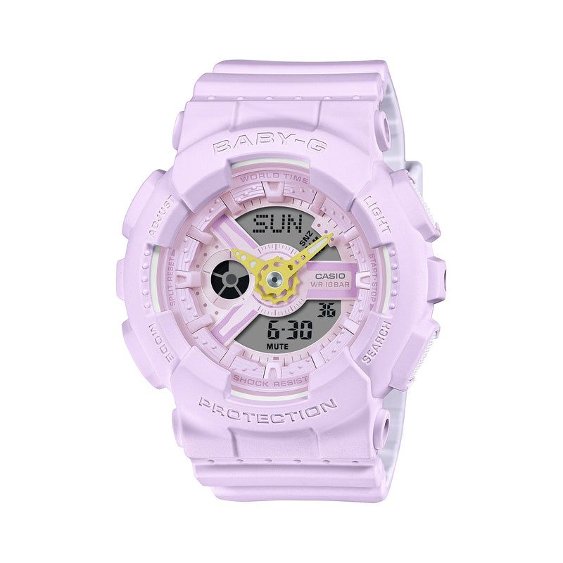 BA-110AH-6A Reloj Baby-G BA-110 de dama pulsera de resina morada