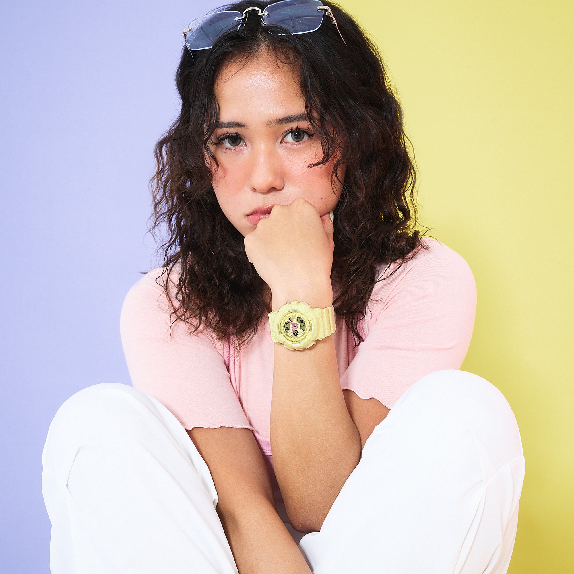 BA-110AH Reloj Baby-G Mujer Resina Amarillo - Vista trasera