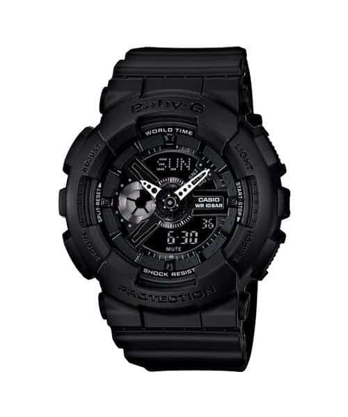 BA-110BC Reloj Baby-G Mujer Resina Negro - Reloj original en Guatemala