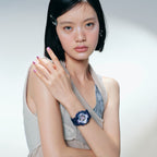 BA-110MC-2A Reloj Baby-G de dama correa de resina - Resina Azul
