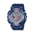 BA-110MC-2A Reloj Baby-G de dama correa de resina - Resina Azul