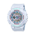 BA-110MC-7A Reloj Baby-G de señorita correa de resina - Resina Blanco