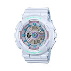 BA-110MC-7A Reloj Baby-G de señorita correa de resina - Resina Blanco