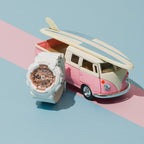 BA-110X Reloj Baby-G Mujer Correa Resina Blanco Oro Rosa - Vista 6