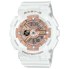 BA-110X-7A1  Reloj Baby-G de dama correa de resina - Resina Blanco