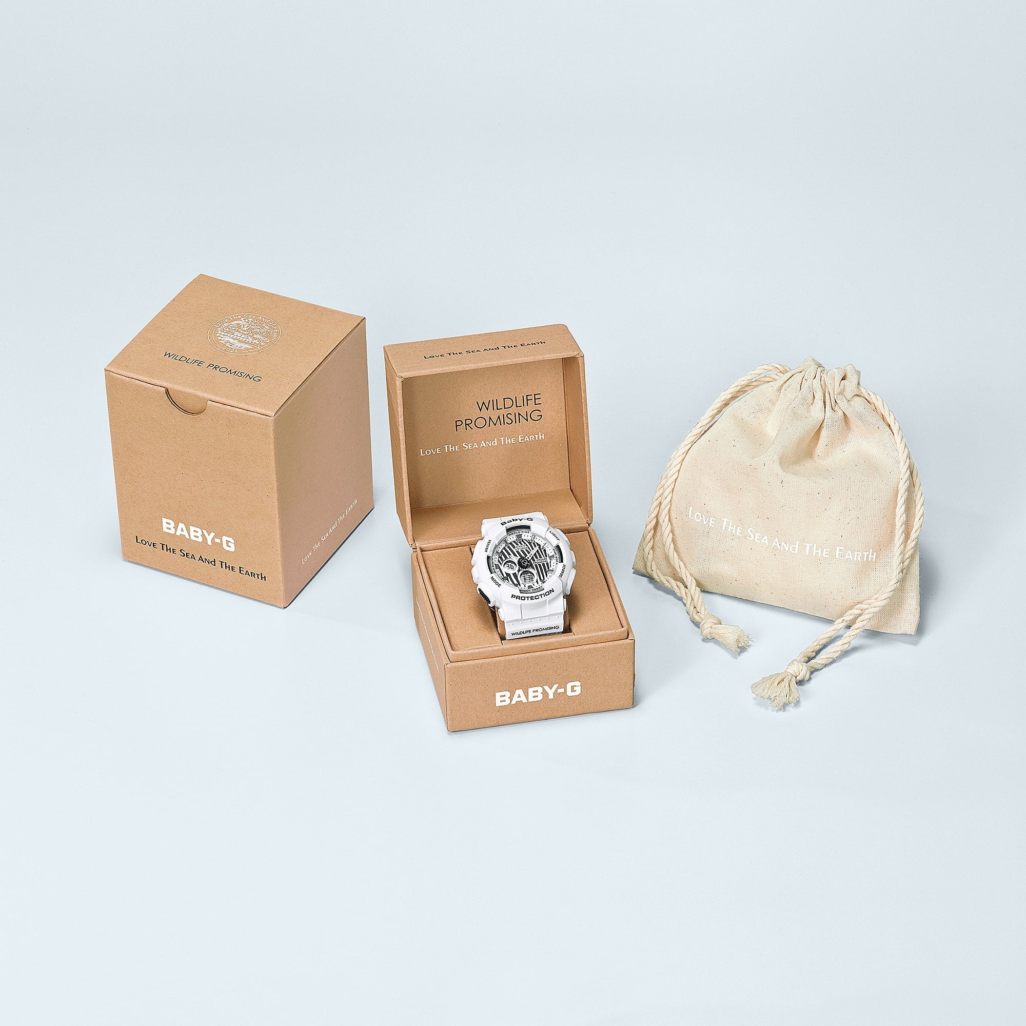 BA-120WLP-7A Reloj Baby-G Wildlife Promising Mujer Resina - Vista trasera