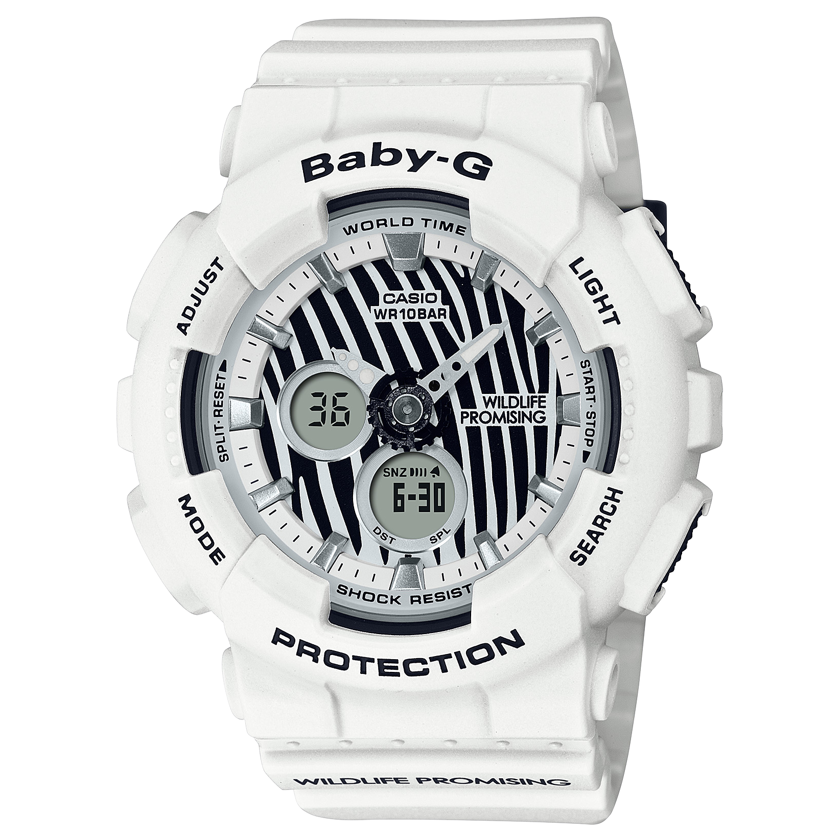 BA-120WLP-7A Reloj Baby-G Wildlife Promising Mujer Resina - Vista lateral