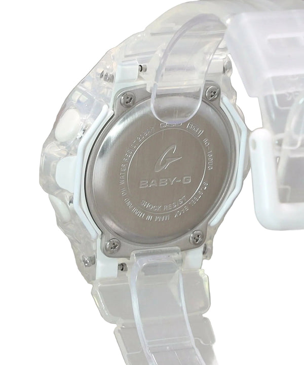 BG-169G Reloj Baby-G Mujer Resina Transparente Oro Rosa - Vista lateral