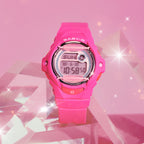 BG-169KB-4B1 Reloj Baby-G de dama correa de silicona - Resina Rosa