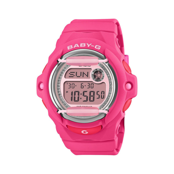 BG-169KB-4B1 Reloj Baby-G de dama correa de silicona - Resina Rosa