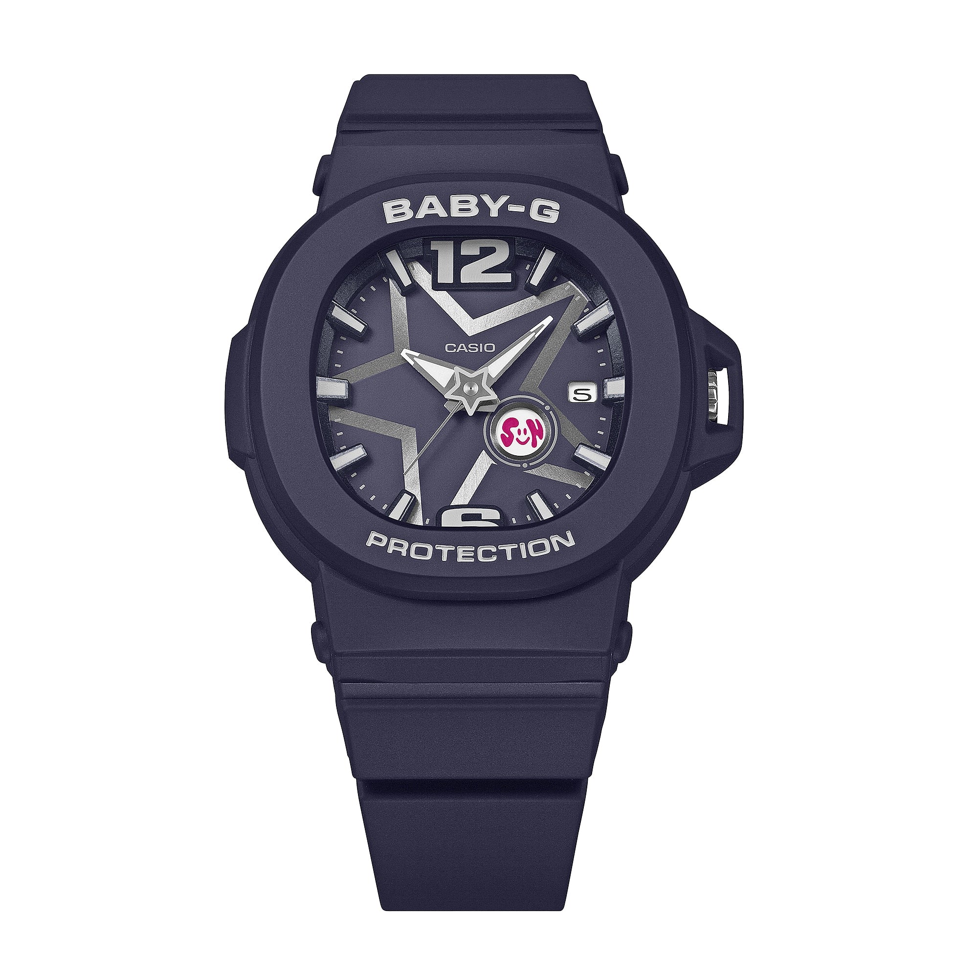 BGA-10D-2A1 Reloj Baby-G de mujer correa de caucho