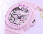 10D Reloj Baby-G Mujer Resina Lila - Vista trasera