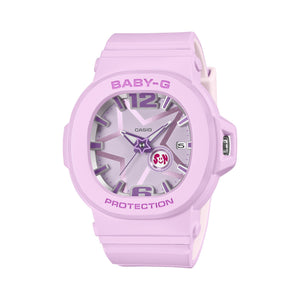 BGA-10D-6A Reloj Baby-G de mujer correa de silicona - Resina Morado