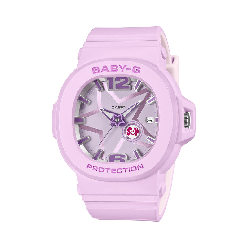 BGA-10D-6A Reloj Baby-G BGA-10 de mujer correa de silicona morada
