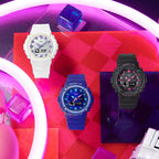 280DN-1A Reloj Baby-G Mujer Resina Negro y Rosa - Vista lateral