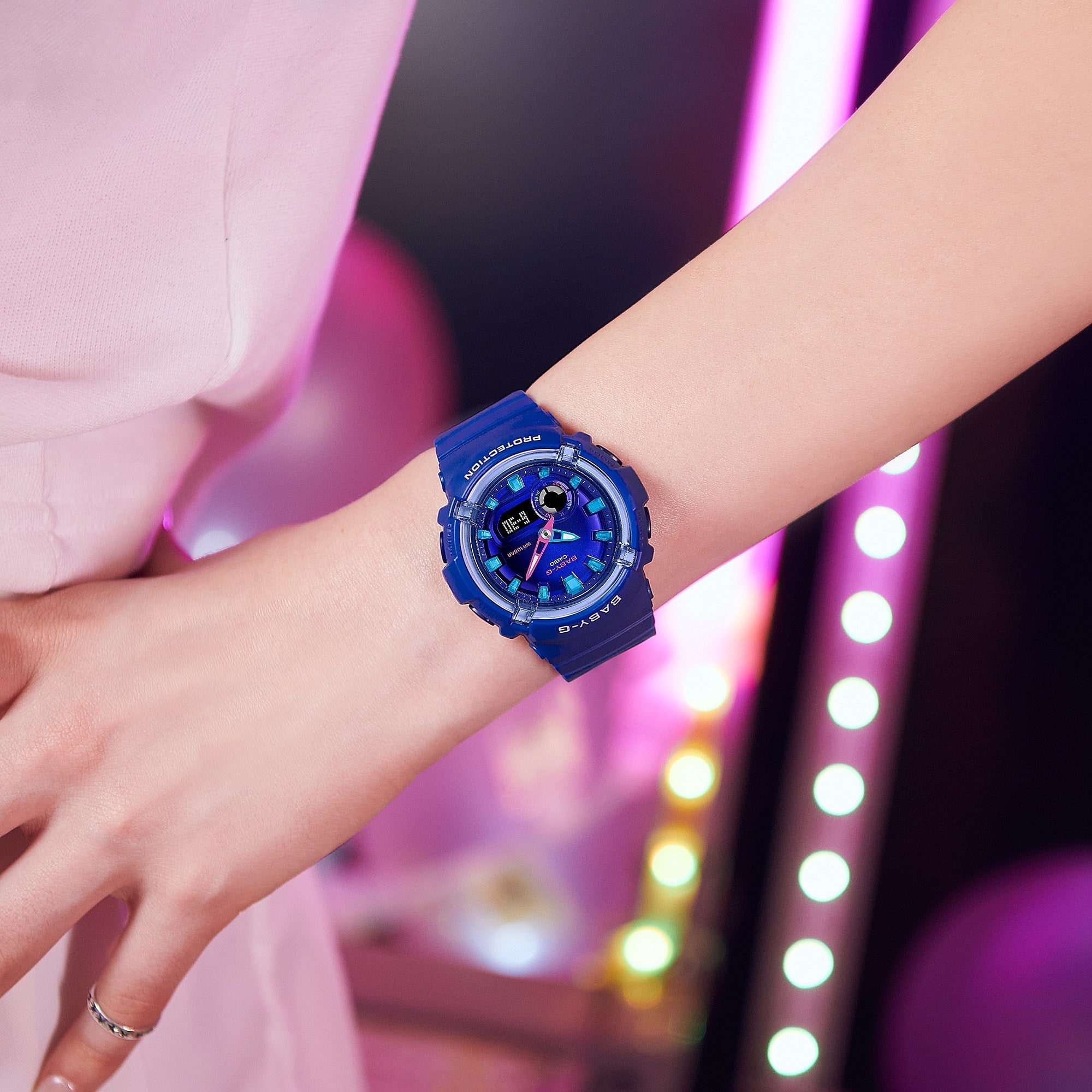 280DN-2A Reloj Baby-G Mujer Correa Resina Morado - Vista 5