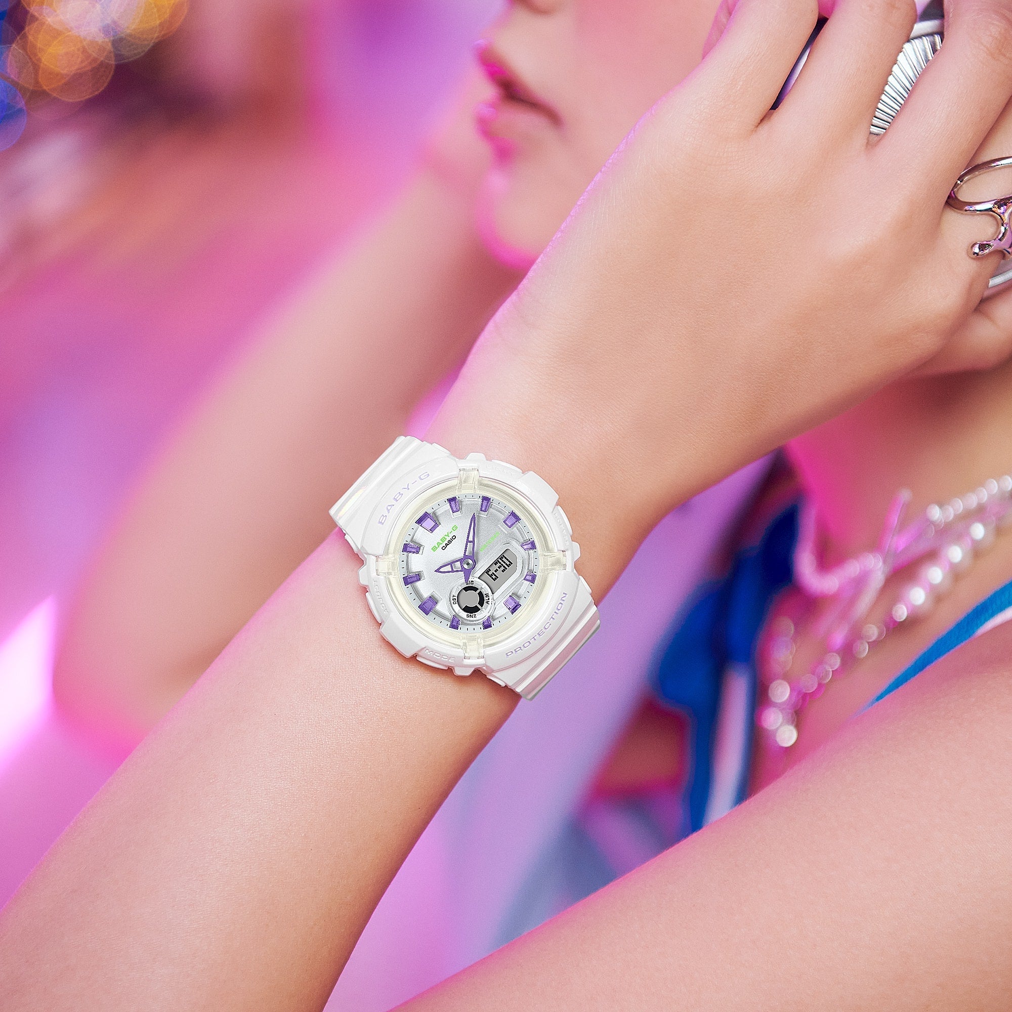 280DN-7A Reloj Baby-G Mujer Resina Blanco - Vista 5