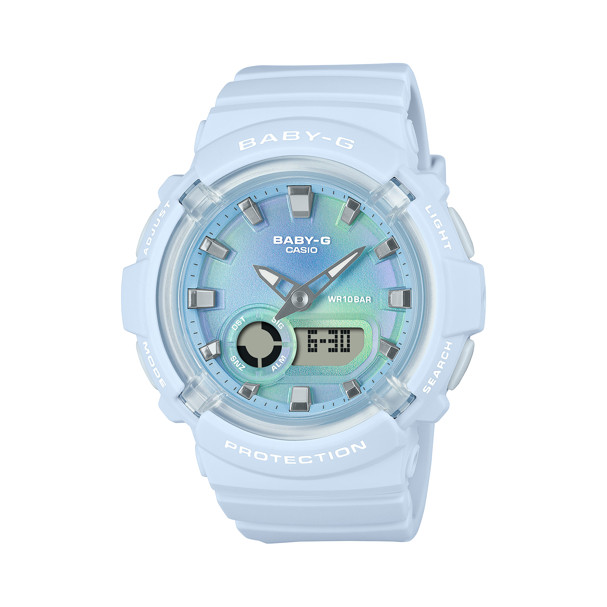 280TD-2A Reloj Baby-G Mujer Resina Celeste - Reloj original en Guatemala