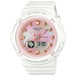 BGA-280TD-7A Reloj Baby-G Mujer Resina Blanco Esfera Rosa