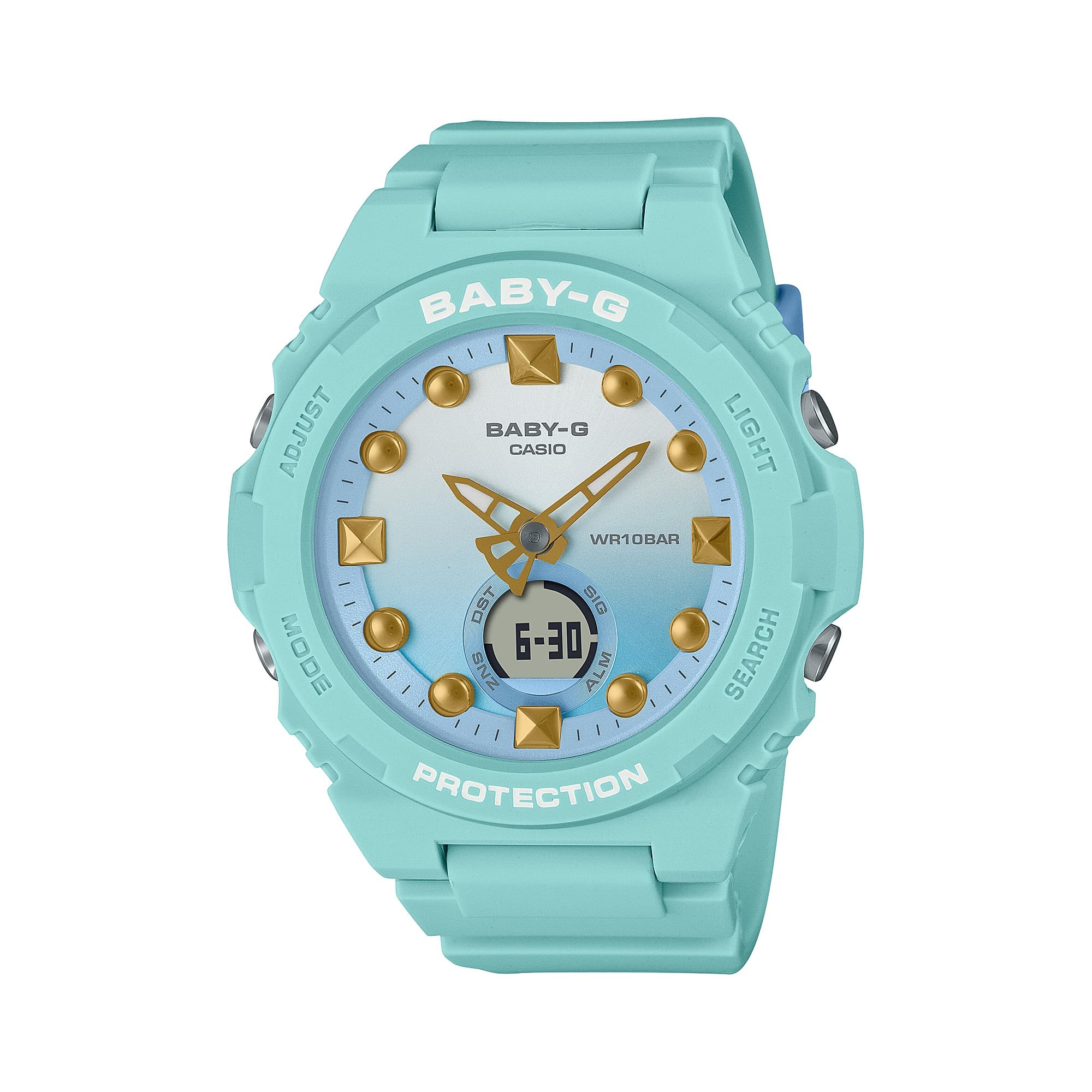 320 Reloj Baby-G Mujer Correa Resina Turquesa - Reloj original en Guatemala