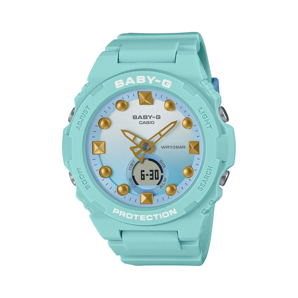 320 Reloj Baby-G Mujer Correa Resina Turquesa - Reloj original en Guatemala