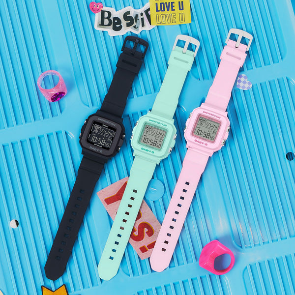 Reloj 10-1 Baby-G dama pulsera de resina digital - Vista lateral
