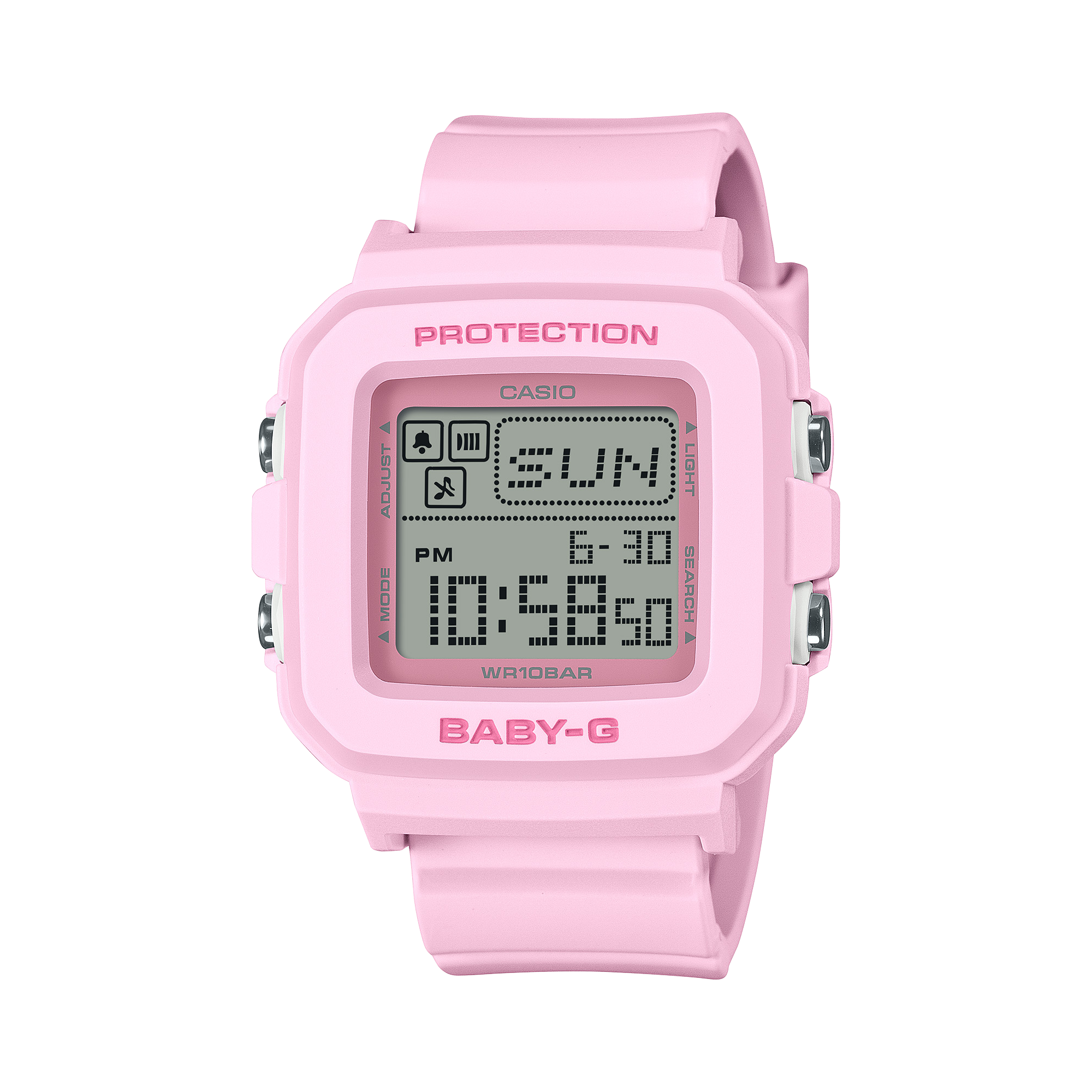 BGD-10-4 Baby-G dama pulsera de resina digital