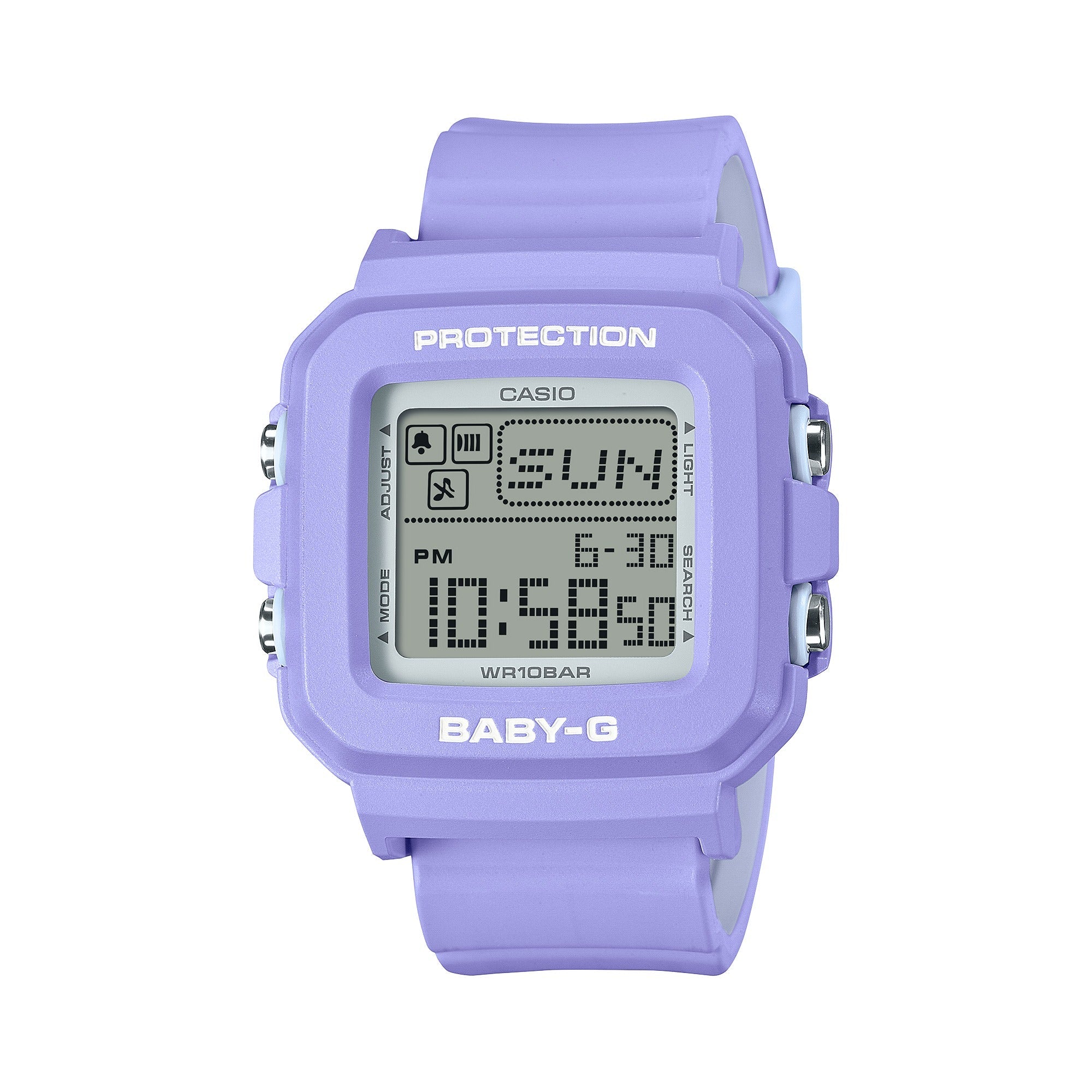 BGD-10K-6 Reloj Baby-G Digital para Dama Correa de Caucho