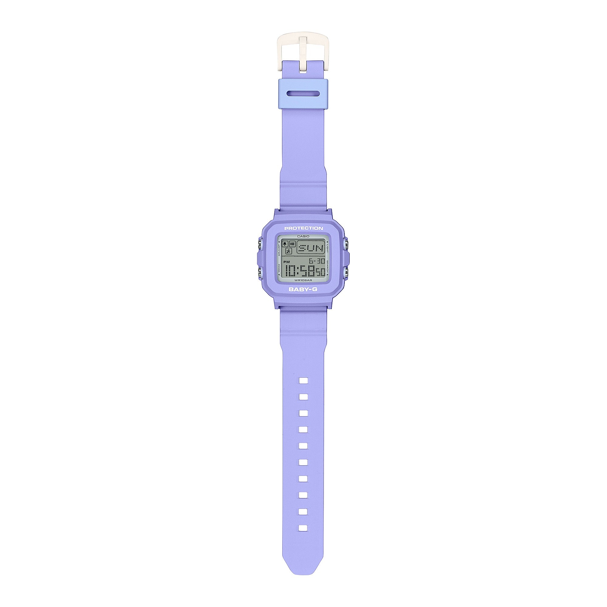 BGD-10K-6 Reloj Baby-G Digital para Dama Correa de Caucho