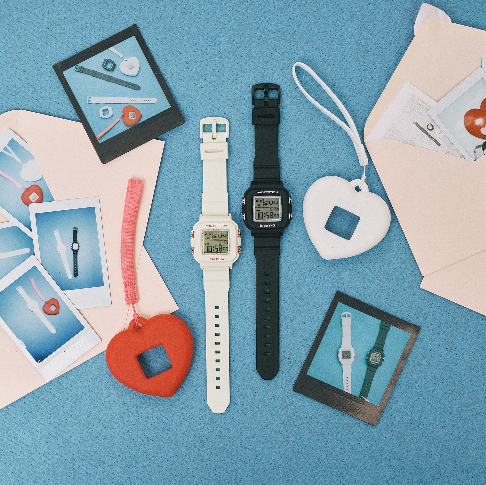 10KH-1 Reloj Casio Baby-G de mujer correa de resina - Detalle de esfera