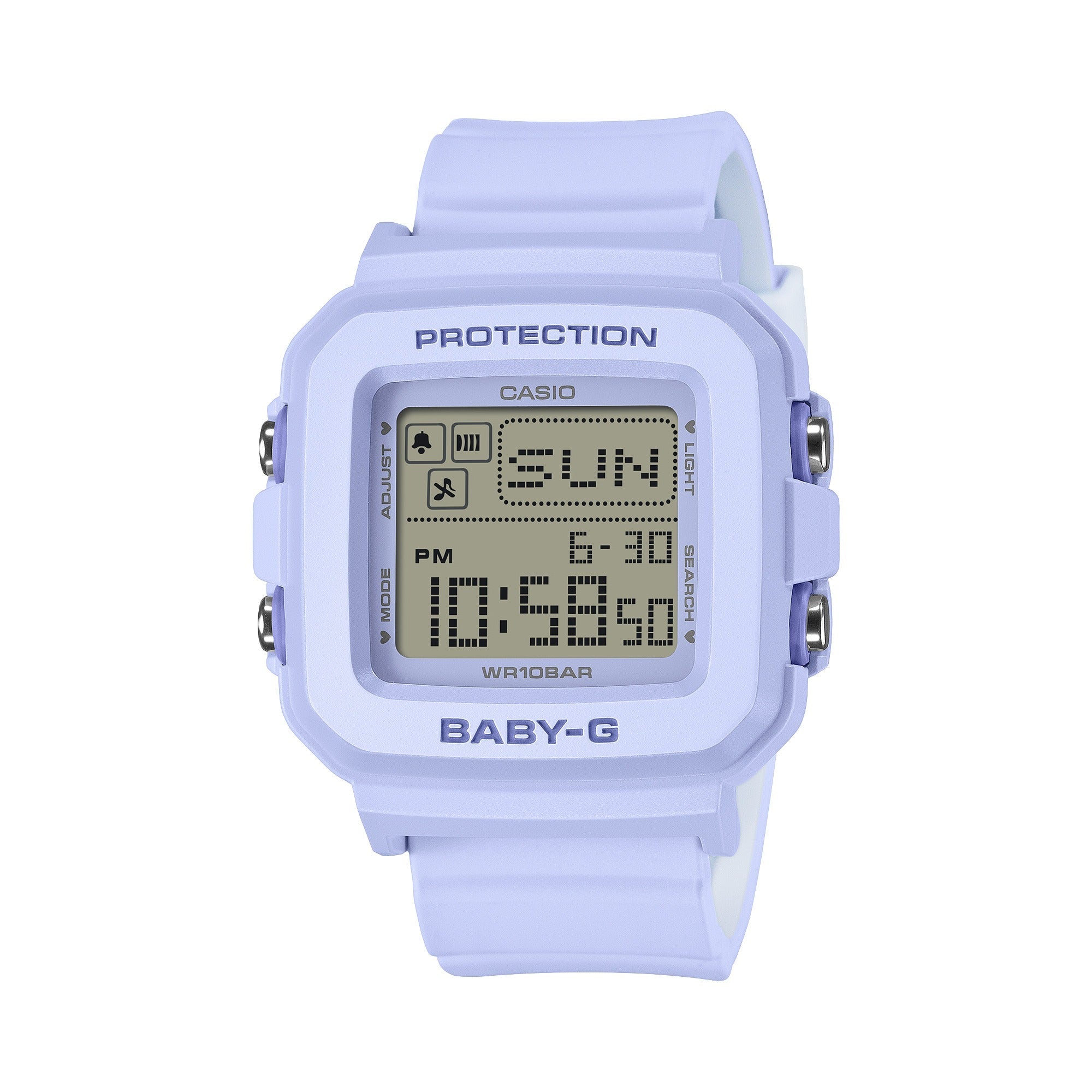 10KH Reloj Baby-G Mujer Correa Resina Lila - Reloj original en Guatemala