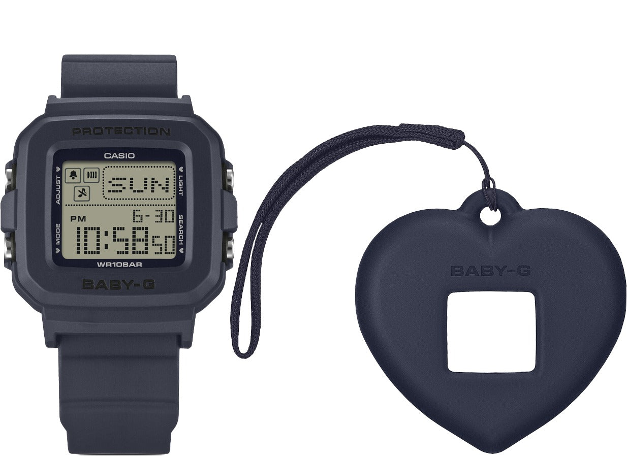 BGD-10KH-2C Reloj Baby-G de mujer correa de caucho
