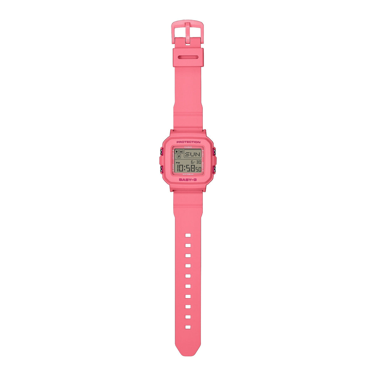 BGD-10KH-4 Reloj Baby-G de mujer correa de silicona rosada