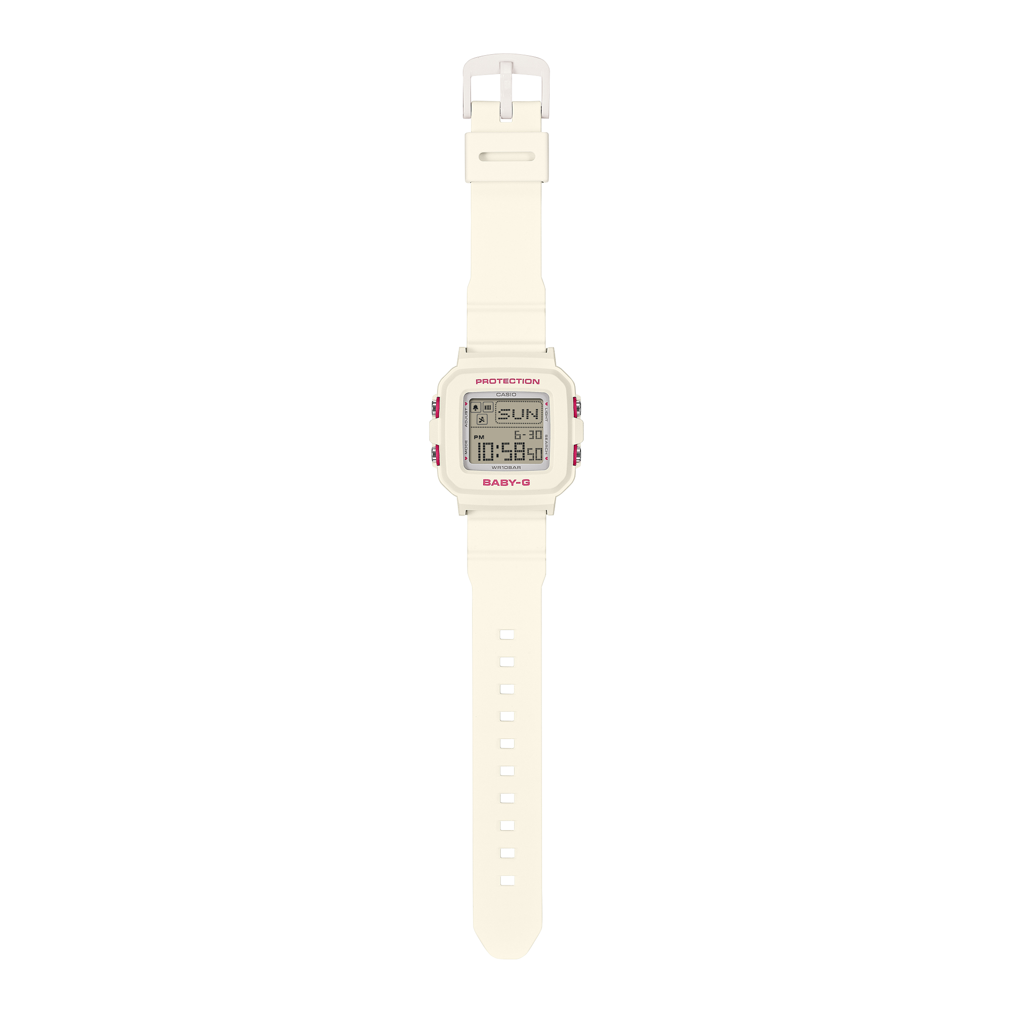 10KH-7 Reloj Baby-G de dama correa de caucho digital - Vista 5