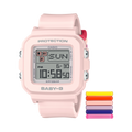 10L Reloj Baby-G Mujer Correa de Resina Rosa - Reloj original en Guatemala