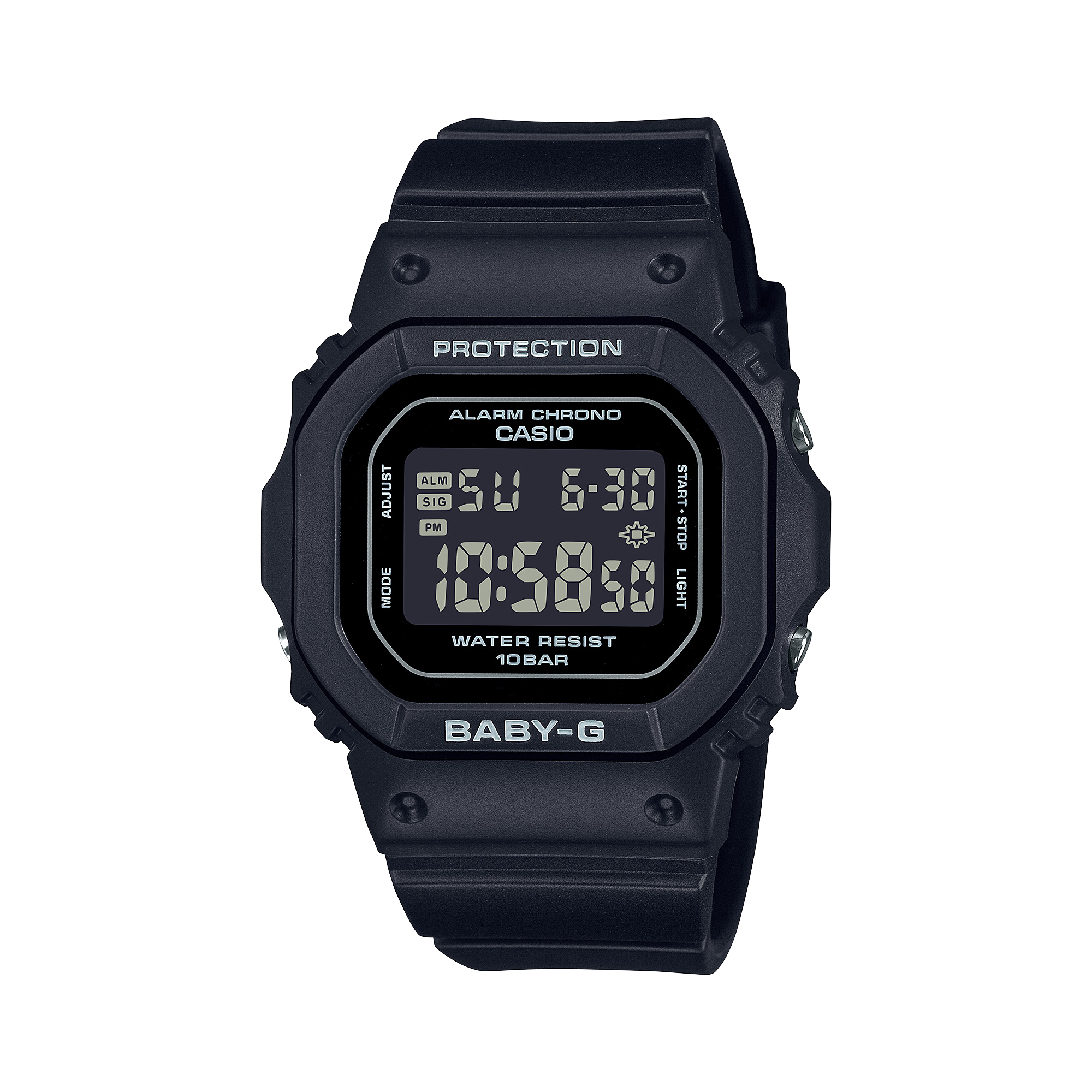 565U-DE Reloj Baby-G Mujer Resina Negro - Reloj original en Guatemala