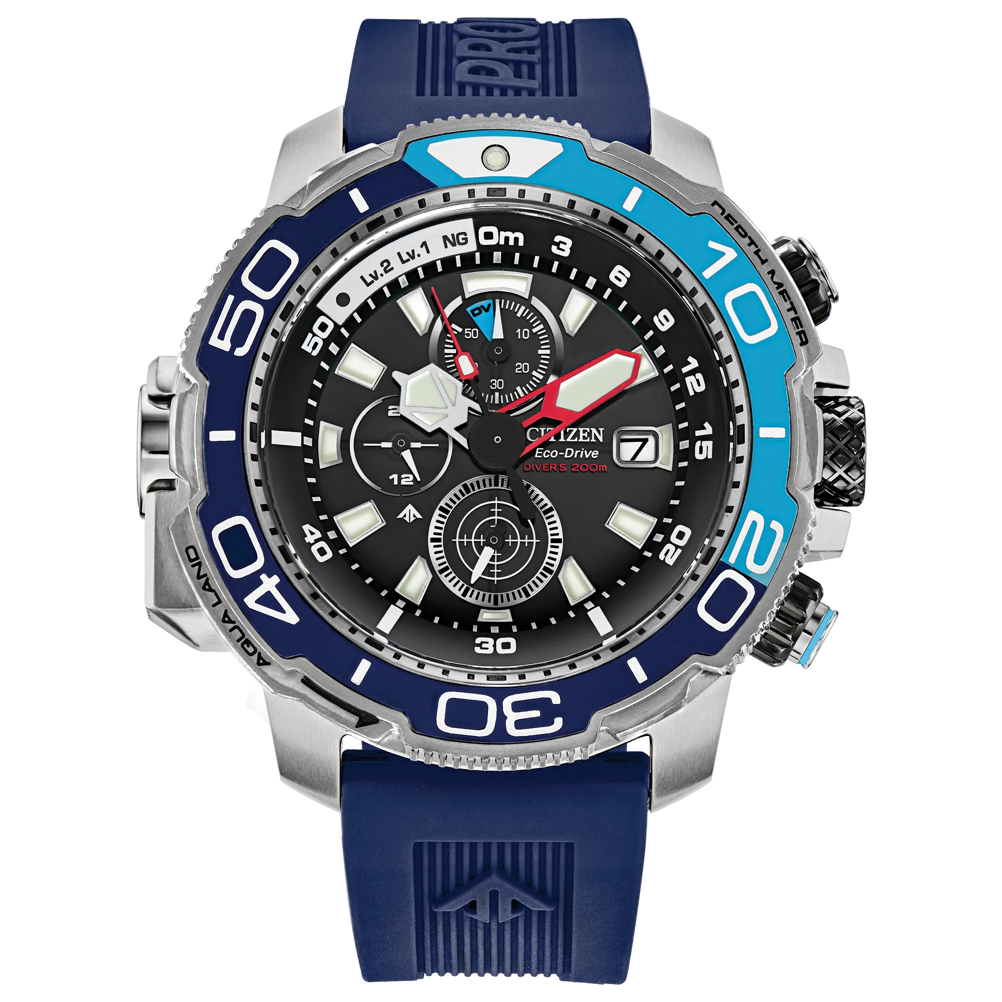 BJ2169-08E Reloj Citizen Promaster Aqualand de hombre correa de silicona