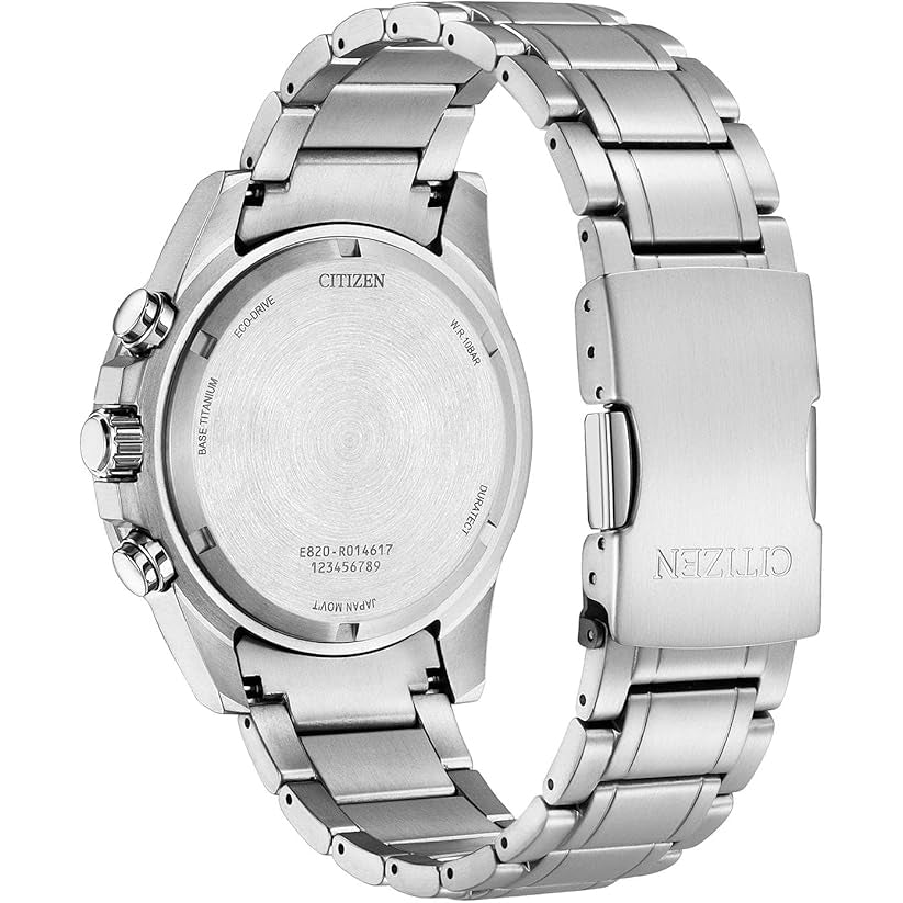 50X Reloj Citizen Brycen de hombre pulsera de metal Eco-drive - Detalle de esfera