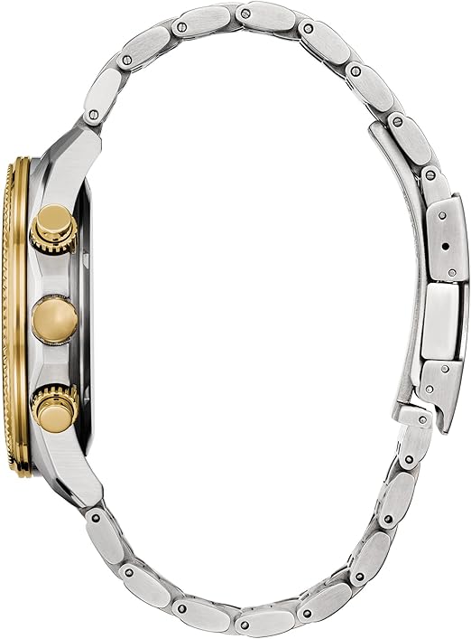 55H Citizen Reloj de Acero Inoxidable de hombre calendario perpetuo Eco-Drive - Detalle de esfera