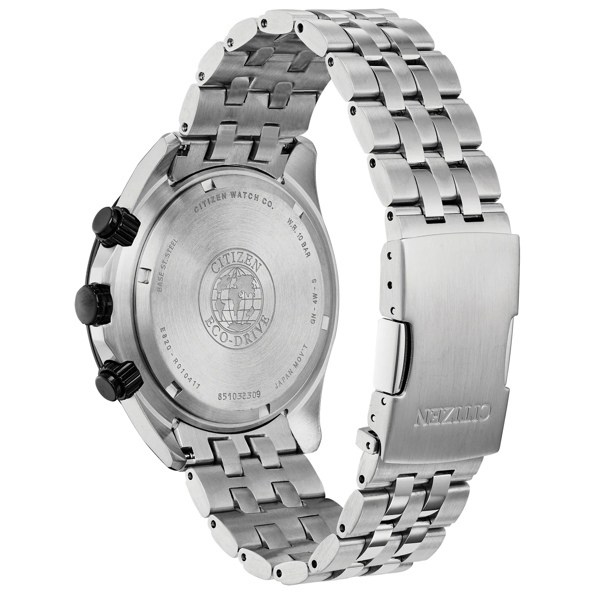 54L Reloj Citizen Eco-Drive Perpetual de hombre correa de metal - Detalle de esfera
