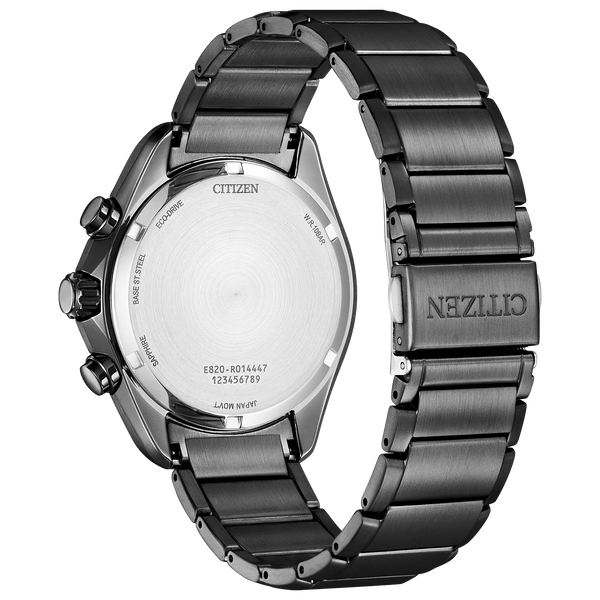 54L Reloj Citizen Sport Chronograph de hombre pulsera de metal 43 mm Eco-drive - Vista lateral