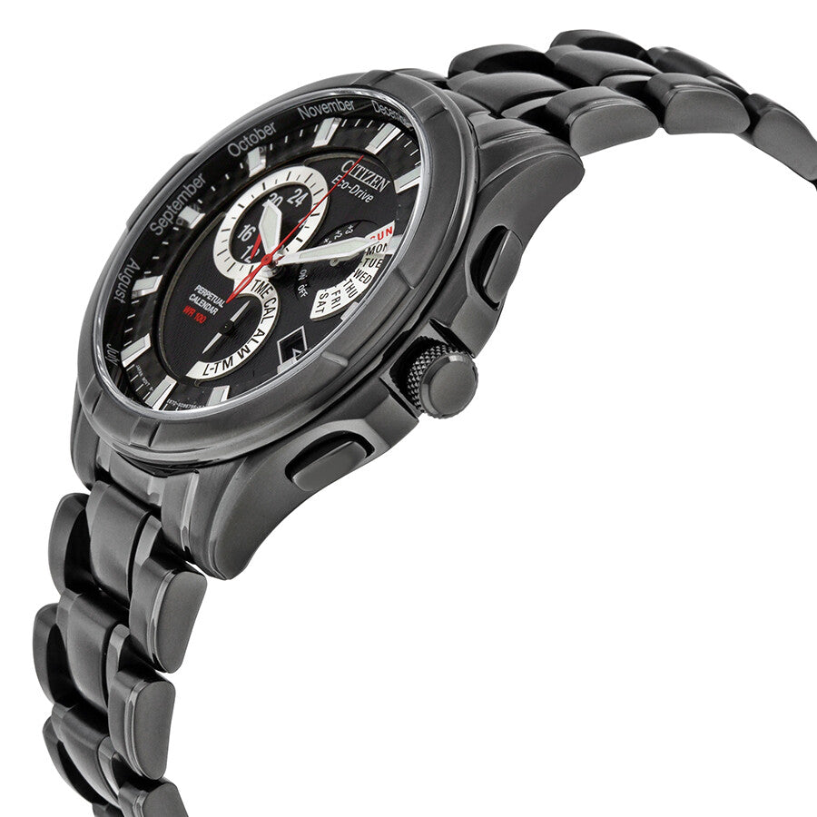 BL8097-52E Reloj Citizen Eco-Drive Brycen Perpetual Calendar de hombre correa de metal - Acero Inoxidable Negro
