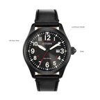 Reloj 15E Citizen Garrison Eco-drive de hombre pulsera de cuero - Vista lateral