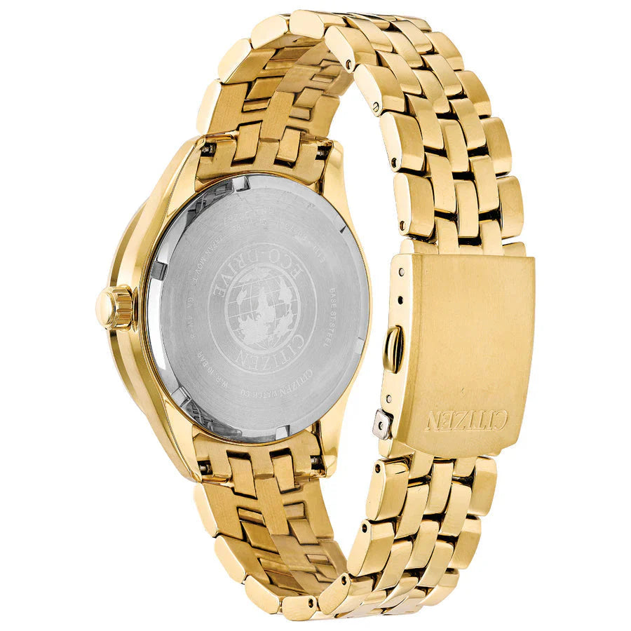 Reloj Citizen Corso Eco-Drive Hombre Acero Dorado - Detalle de esfera