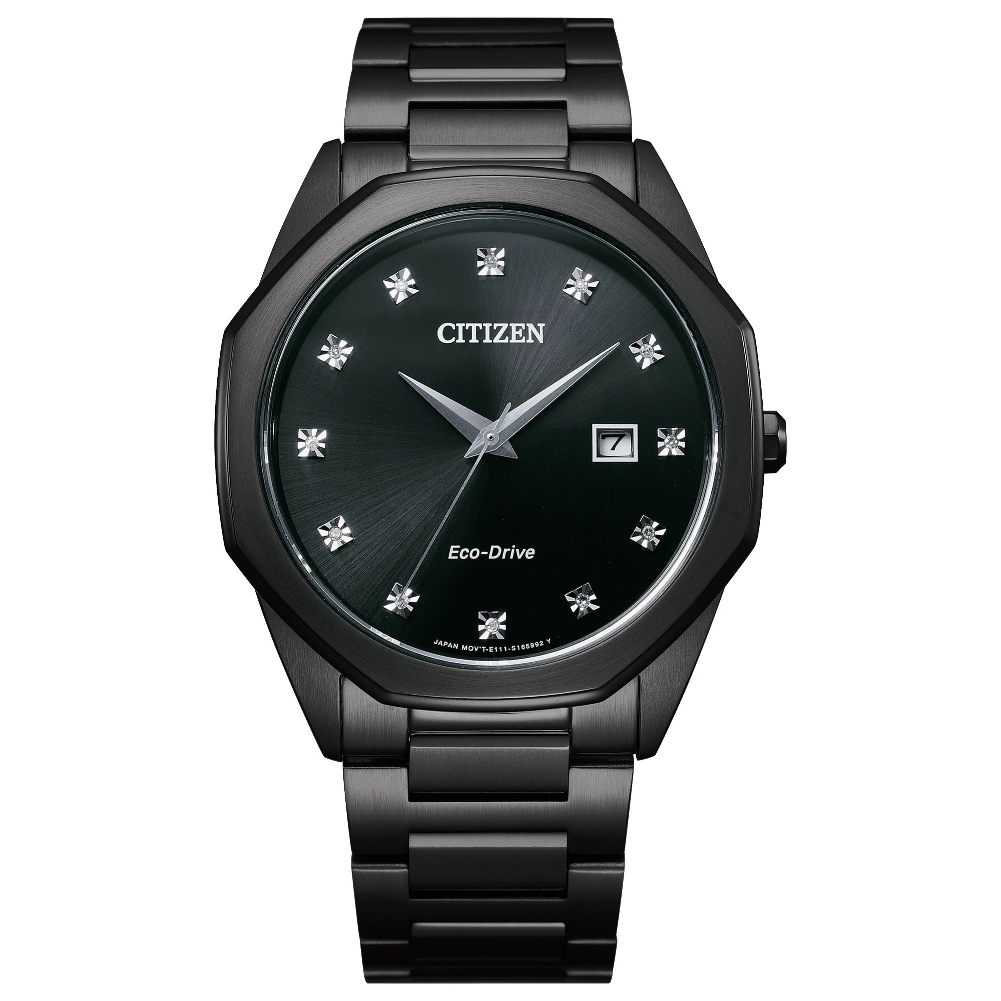 BM7495-59G Reloj Citizen Corso de hombre banda de acero inoxidable Eco-Drive - Acero Inoxidable Negro