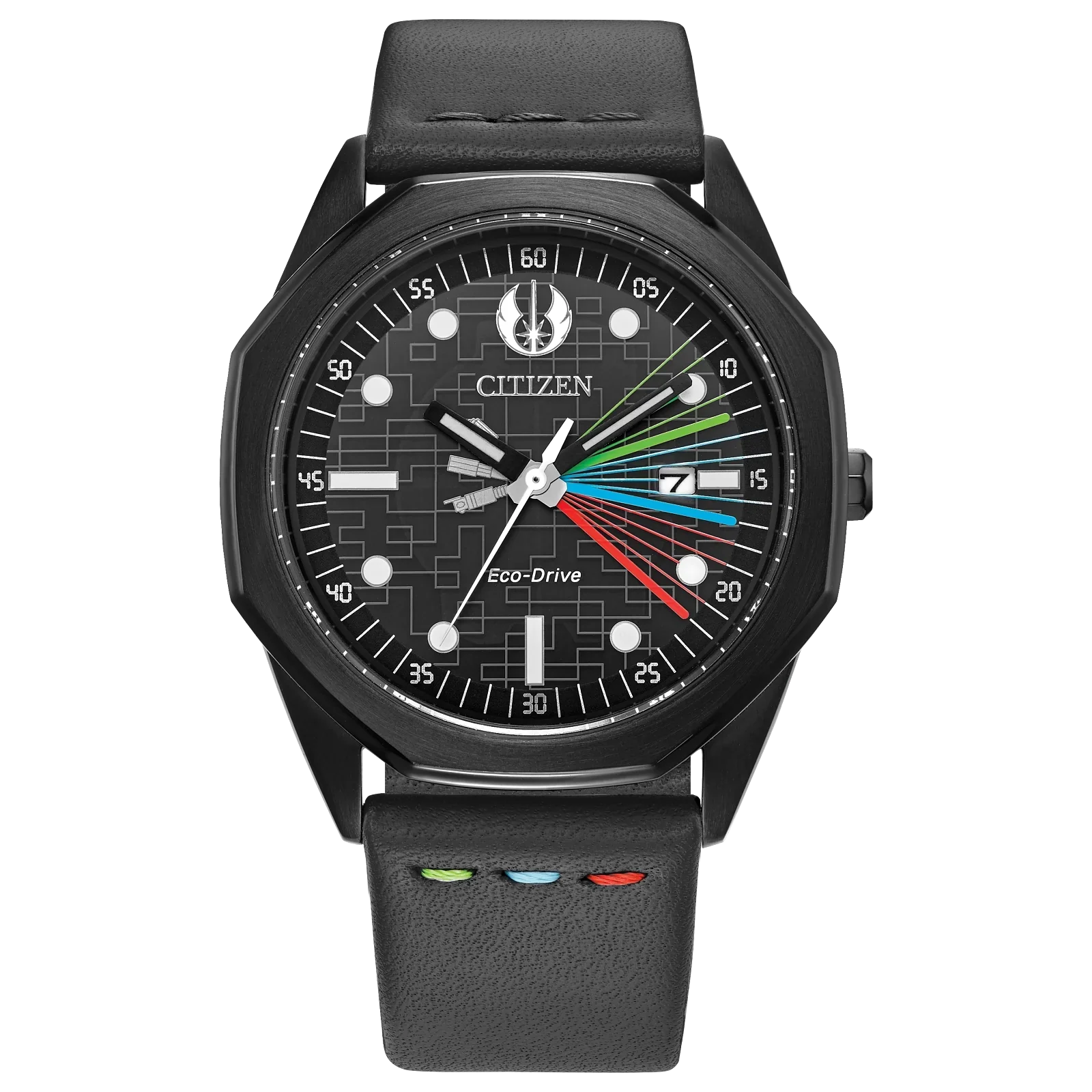 00W Reloj Citizen Jedi Master Eco-drive de hombre pulsera de piel Star Wars 41 mm - Reloj original en Guatemala
