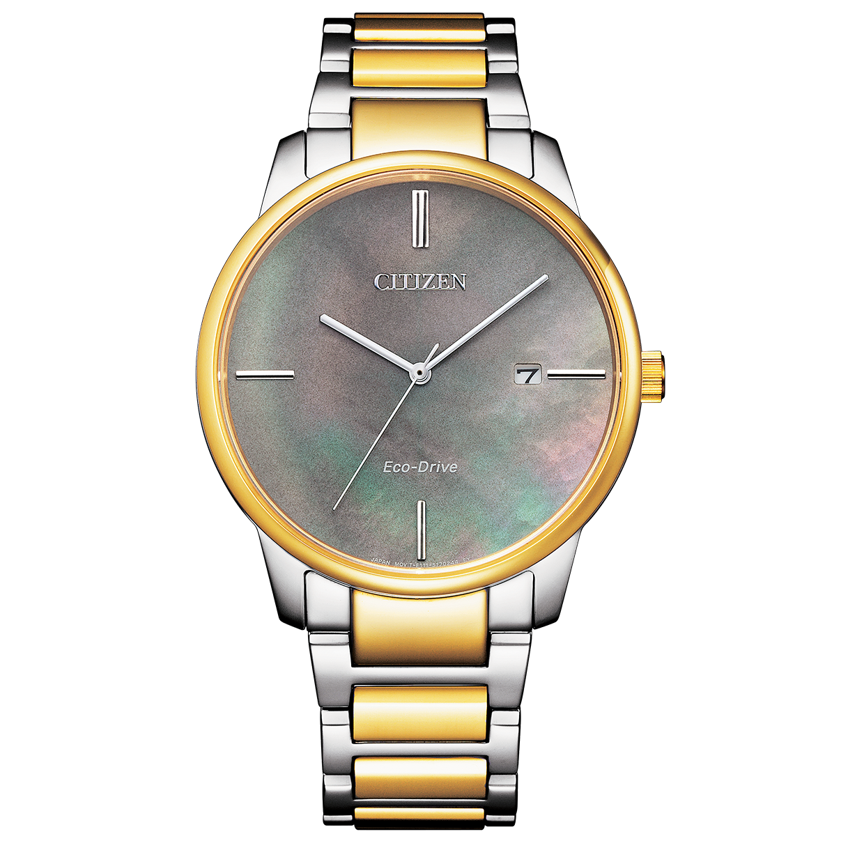 87Y Reloj Citizen Eco-Drive de hombre pulsera de metal - Reloj original en Guatemala