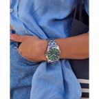 50X Reloj Citizen Peyten Eco-drive unisex pulsera de acero inoxidable - Vista lateral